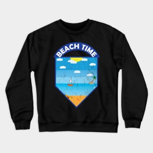 Beach Time Crewneck Sweatshirt